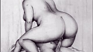 Vintage erotické kresby 😏