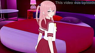 玛琳·喜多川和沙珠娜·乾唯珠在服装中激烈做爱，大奶中出