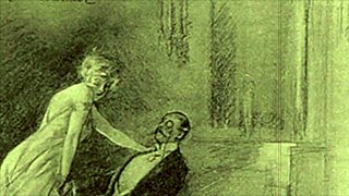 Vintage erotická ilustrace s drsným retro anime