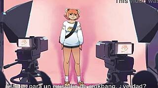 哈米奇角落的生鲍内射和肛交，西班牙字幕超带劲