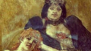 رسم إيروتيكي قديم بأسلوب أنمي ريترو