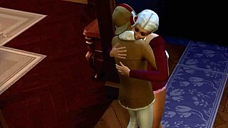 Sims 4 Pearl-Porn χτύπημα σε χιονισμένη δράση!