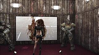 Fallout 4 mode 203 garderobe 9 deel 1 met schattige sexy brunette