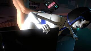 Demi the curvy sex robot goes through upgrades and test sequences in this subverse parody