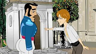 Obožujem gledati to anime gej zgodbo o bikoborcu in njegovem ljubimcu, tako vroče in intenzivno.