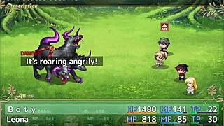 我在RPG第1部分与三个热辣处女美女分组