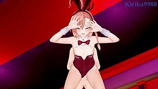 ميكامو نيري فتاة أرنب وأوزاوا ريسا جلسة جنس بري