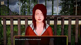 Mă simt atras de roșcata adolescentă 18+ din noua mea familie cu țâțele și fundul ei mari în anime-ul erotic ăsta