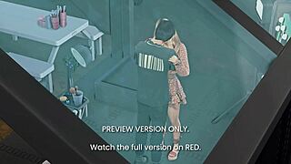 Distracție backstage dezvăluită în previzualizare 3d hentai pentru fani Sims