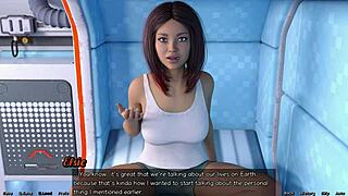 Ach Jo, Plánuju Horkou Trojku S Biseksuální Holkou Od Vedle, Její Křivé Prsa a Obří Vlastnosti v Stranded in Space 105