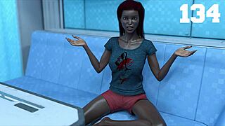 Űrben rekedt 134 házas nagy mellű fekete menyasszony dühös a gonoszon az óriás fasz miatt