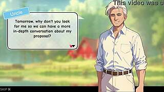 허니선 게임플레이 파트 1: 빨간머리 승무원이 기내에서 야하게 유혹해