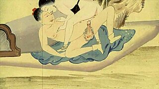 Vintage erotické kresby s parnými animovanými scénami.