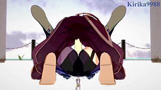 앰버와 피슬이 섹시 복장으로 에이미와 에테르한테 세게 크림파이 당하나 봐?