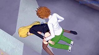 ريوكو ميكادو وتيرجو لوناتيك تشعران بعواطف عميقة في جنس كريم باي قوي مع ريتو يوكي