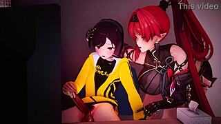 나쁜 보이가 티징 핸드잡과 라이딩 무브로 교훈 배우다