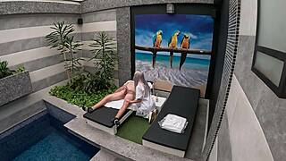 Hívtam a szobaszervizes lányt, és leszopott, amíg el nem élveztem a szájába