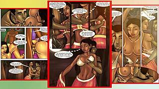 Savita Bhabi ztrácí panenství v divoké 3D komiksové akci. Sleduj její první čas rozvinout!