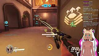 Vtuber Lewdneko pelaa Overwatchia ja saa kovan läpsimisen osassa 1