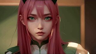 ai generated zerotwo from darling in the franxx manga anime is needed for you