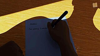 Entrelacé 64 laissant Nikki à nouveau avec gros seins brune cul