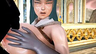 3D Hentai 26 ο Δαίμονας Βασιλιάς σκοτώνει Πολεμιστή