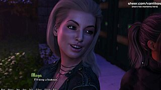 ecco queste due troie di 18 anni condividono un cazzo in threesome pubblico all'aperto da being a dik episodio 10 parte 81