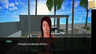 큰 가슴 빨강 머리와 갈색 머리 십대가 홈메이드 애니 게임에서 큰 엉덩이 에로 액션