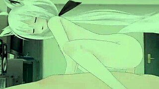 Shirakami Fubuki和Tsunomaki Watame在激烈的Hololive Vtuber Hentai性爱中