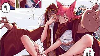 英雄联盟脚部合集13，动漫恶搞风格