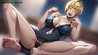 好奇继母的报复与女主和羞辱在3D卡通中？