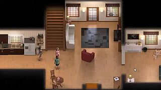 Treasure of Nadia эпизод 2 - сексуальная MILF массирует мой член?