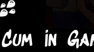 Opálená holka natsuki hentai hra ep 28 stříká všude na veřejné koupelně gangbang