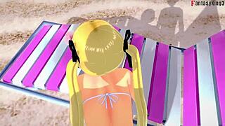 ماري روز، تمصين جيدا جدا في هذه الخيال الشاطئي!