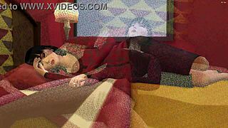 जापानी सौतेली माँ कहती है मैंने तुम्हें कमरे में मस्तानी करते हुए पकड़ा अब मैं हॉर्नी हूँ तो चलो चोदो - एशियन सौतेली माँ और सौतेला बेटा