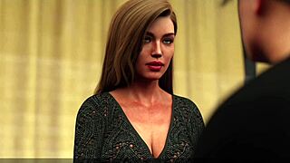 Hej, moja seksi debela mačeha z velikimi joški mi je pomagala creampie v 3D hentai igri