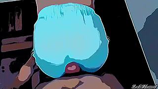 我的小姨子摇晃大屁股，我忍不住在卡通第一部