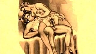 old-school erotic sketches brought back to life in animation