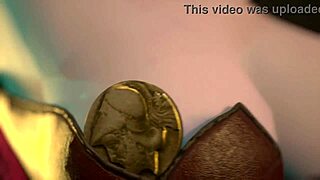 אלף שופעת שולטת בקרב, רוכבת על הזין שלו כפרס באנימציה 3D