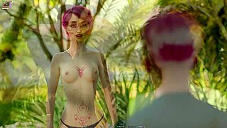 Pinkhaariger feministischer Roboter wird mit massivem Creampie durchgevögelt in Tabu-Universität