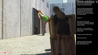 บิ๊กแอปเปิ้ล สมอล 18+ ท่าทางตอน 11 การ์ตูน 3D เย็ด