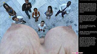 قصة التفاحة الكبيرة في كوميكس 3D