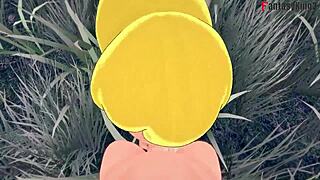 Tinker Bell vokser opp for utendørs knull mens en annen fe ser på i Disney-fantasi