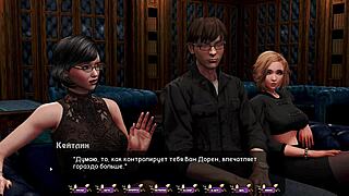 Pale Carnations del 32 visar söta lesbiska i bondage når vild orgasm