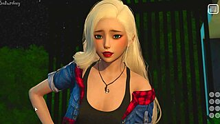 Drbný anal šuk a cucání ptáka s mojí tyranskou milenkou děvkou v 3D hře část 22