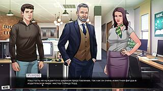 完全ゲームプレイ: 赤い糸パート13 プールで激しいフェラ 😜