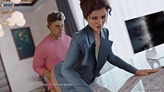 Šefica je dobila po kurcu od hišnika v pisarni. Ni pričakovala!