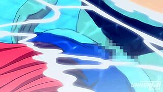 后宫继兄妹在泳池动作中差点被抓