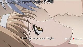 Он уснул на сестричке, так она оттрахала другого в грубом хентае