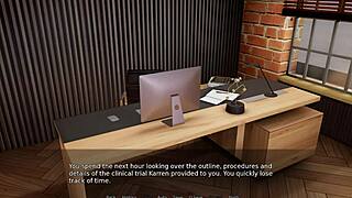 ¡No puedo creer que sus tetas grandes lacten mientras la folla una polla monstruosa en Gain Trials 01!